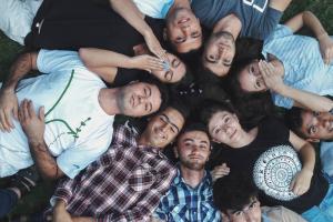 Participants in a workshop for the alumni of youth events supported by the OSCE Programme Office in Dushanbe, Romit, Tajikistan, 19 August 2017. 

 (OSCE/Nizor Mamadzhonov)