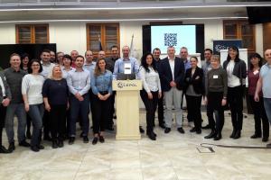 Participants of the train-the-trainer course on effective responses to gender-based violence for Bulgarian, Hungarian and Romanian officials, Budapest, 28 March 2019.  (OSCE/Alina Munteanu)