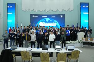 Contestants and organizers of the seventh "Open Data Challenge" hackathon. (OSCE/IT Park Uzbekistan)