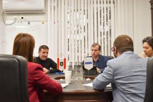 Representatives of the General Police Inspectorate of the Republic of Moldova with OSCE team members, Chisinau, 13 November 2025.  (General Police Inspectorate)
