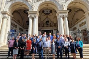 Participants of the seminar on confiscation and re-use of criminal assets, 30 and 31 May 2022.  (OSCE)