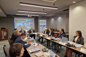 Participants at the OSCE workshop on the use and social re-use of confiscated assets in North Macedonia, 27 September 2022.  (OSCE)