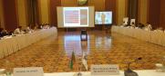 Participants of the OSCE seminar on strengthening rule of law compliant criminal justice responses to terrorism, Ashgabat, 25 June 2020.  (OSCE/Andrey Kaletinskiy)