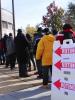 People lining up to vote at a polling station in a police headquarters in the Anacostia area of Washington, D.C., 6 November 2012. (OSCE/Thomas Rymer)