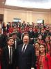 The OSCE High Commissioner on National Minorities, Lamberto Zannier, meets students at the International University of Humanities and Development in Ashgabat, Turkmenistan, 23 November 2018. (OSCE)