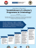 First page of "Overview on the Project Establishment of a Master’s Programme in Criminology” (OSCE)