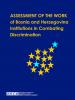 Assessment of the Work of Bosnia and Herzegovina Institutions in Combating Discrimination, Cover Image (OSCE)