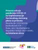 Cover page for the  research "Assessment of the impact of the COVID-19 pandemic on the implementation of the National Action Plan for the implementation of UN Security Council Resolution 1325 - Women, Peace and Security in the Republic of Serbia (2017-2020), at the local level".  Available in Serbian only. (OSCE)