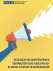 Research on Inappropriate, Defamatory and Hate Speech in Media Content in Montenegro  (OSCE Mission to Montenegro)