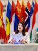 OSCE Chairperson-in-Office and Minister for Foreign Affairs of Sweden Ann Linde addresses the OSCE Permanent Council, 14 January 2021.  (OSCE/MFA Sweden )