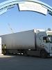 A large truck at the Ak-Jol/Korday border crossing point between Kazakhstan and Kyrgyzstan, where the OSCE conducted an assessment visit as part of preparations for a handbook of best practices, 22 October 2008. (OSCE/Roel Janssens)